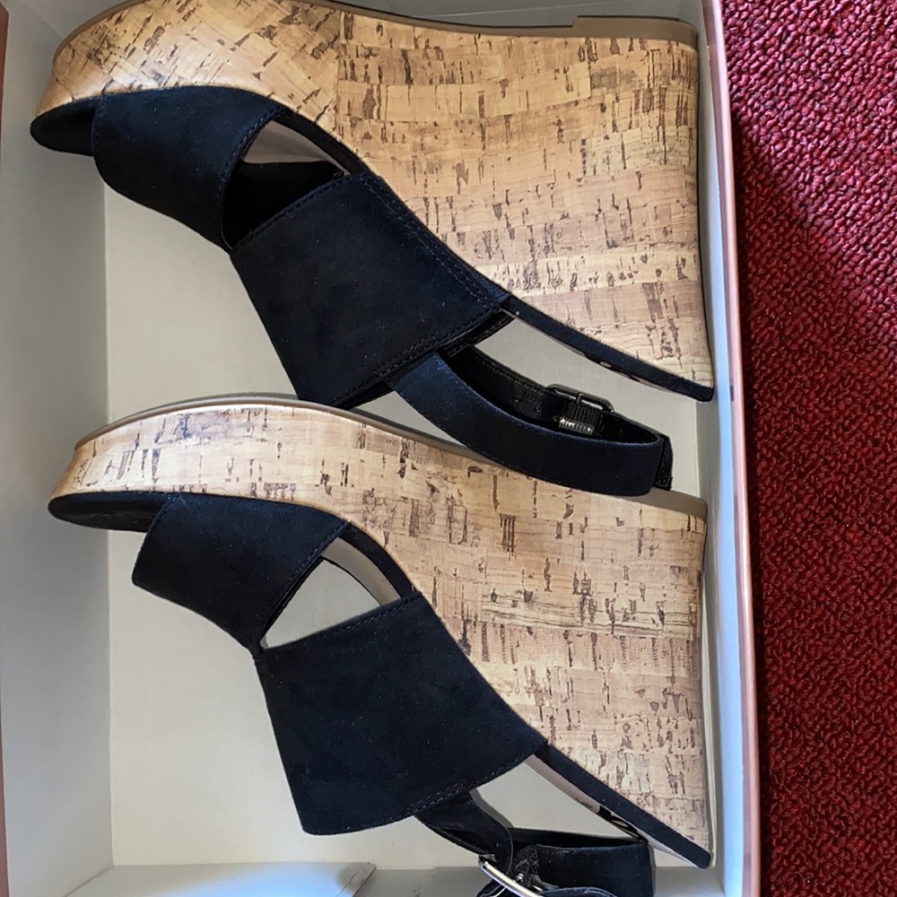 NEVER BEEN WORN Fergie platform shoes!